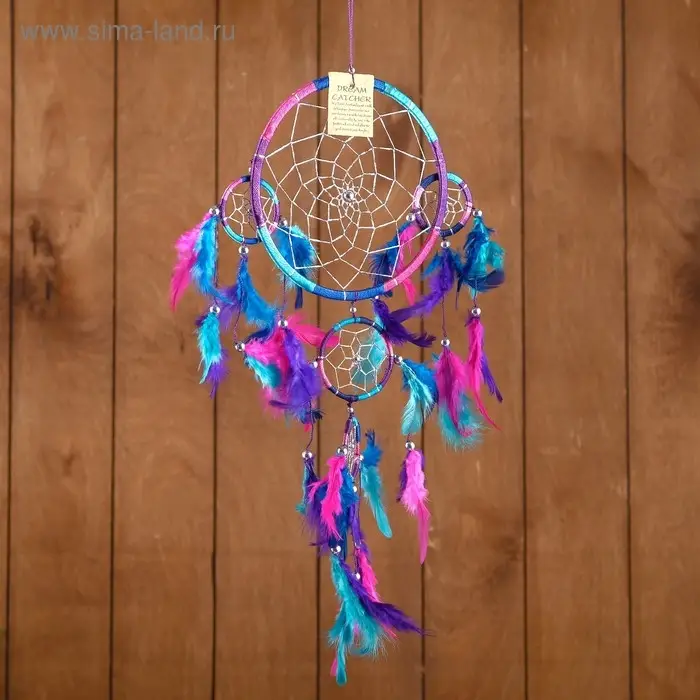 Ловец снов Ловец снов "Пять колец" разноцветный (2) 25х0,5х50 см