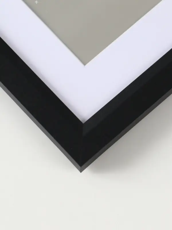 Фоторамка для фото 20х20 см, с паспарту 15х15 см МДФ Anna, чёрный