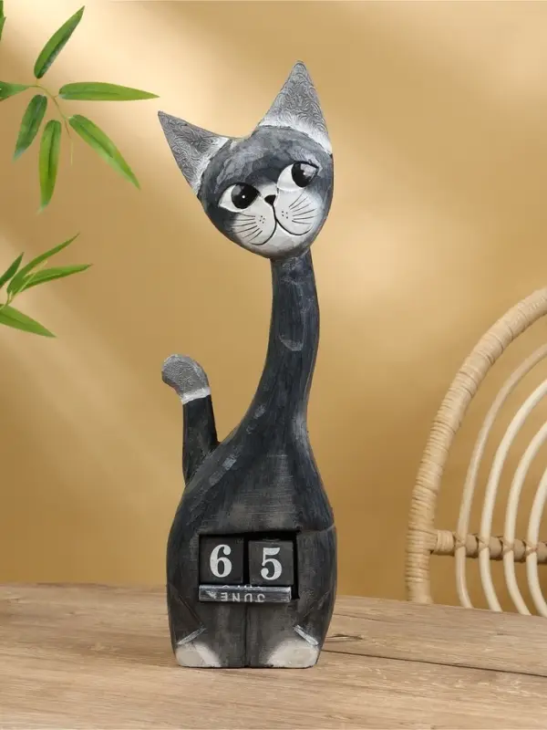 Календарь настольный «Кошечка», 15×5×53 см, дерево Календарь настольный «Кошечка», 15×5×53 см, дерево