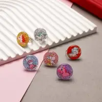 Кольцо &laquo;Выбражулька. Блестящие единороги&raquo;, фасовка 100 шт. рисунок МИКС, цвет МИКС, безразмерное