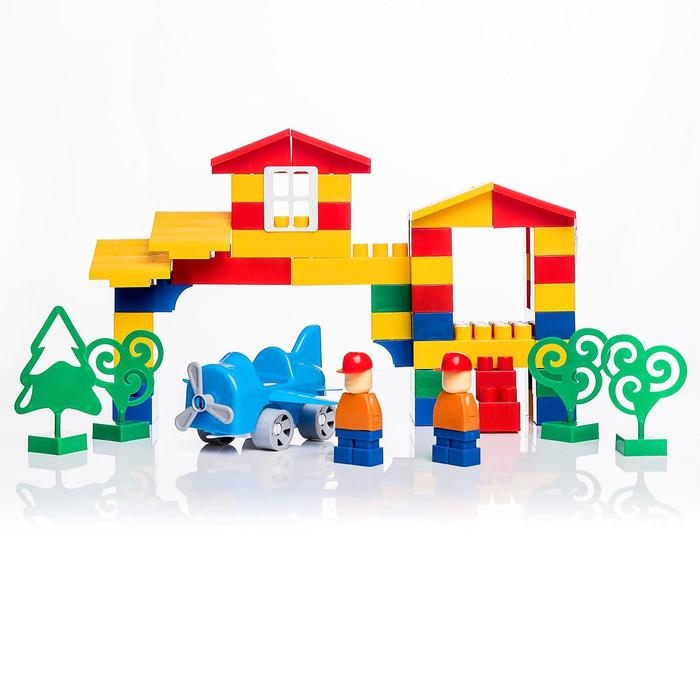 Конструктор «Моя авиация: Аэропорт», 77 деталей Конструктор «Моя авиация: Аэропорт», 77 деталей