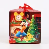 Коробка складная "Уютный Новый год ", Микки Маус , 12 х 12 х 12 см