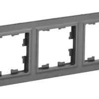 BRITE Рамка 5 постов РУ-5-БрГ графит