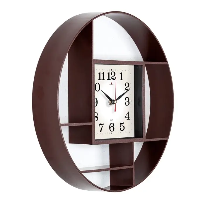 Часы настенные интерьерные &laquo;Маганса&raquo;, бесшумные, плавный ход, d=35 см, от батарейки 1&times;АА