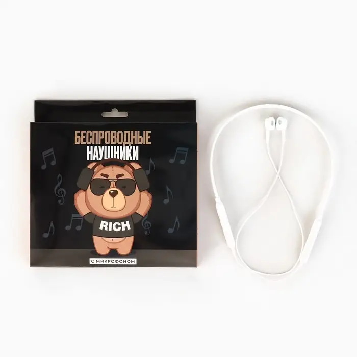 Беспроводные наушники с микрофоном Rich, модель LV-148