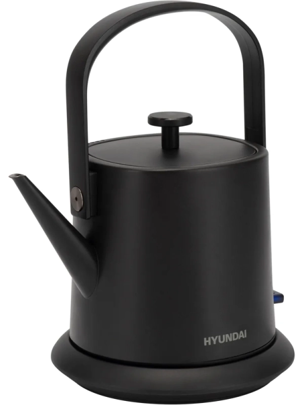Чайник HYK-S2042 0.6л. 1000Вт черный (металл)