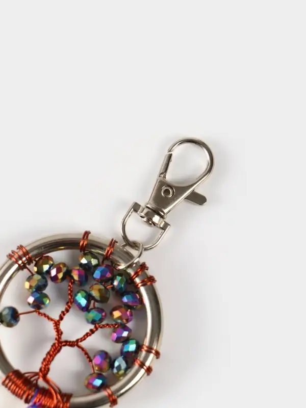 Брелок ловец снов Брелок ловец снов "Древо жизни" 19 см, цв. фуксия, перламутр