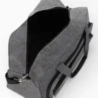 Сумка дор Отдых, 53*23*34, отд на молнии, 2н/кармана, дл ремень, серый