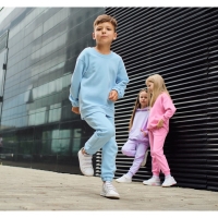 Костюм детский (свитшот, брюки) KAFTAN "Basic line", размер 30 (98-104), цвет голубой