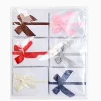 Набор коробочек подарочных 6 шт. под набор &laquo;Бантик&raquo; минимализм, 7&times;9, цвет МИКС (4573917)