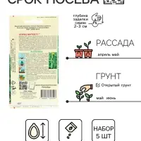 Семена Огурец &laquo;Внучок&raquo;, F1, набор 5 шт.
