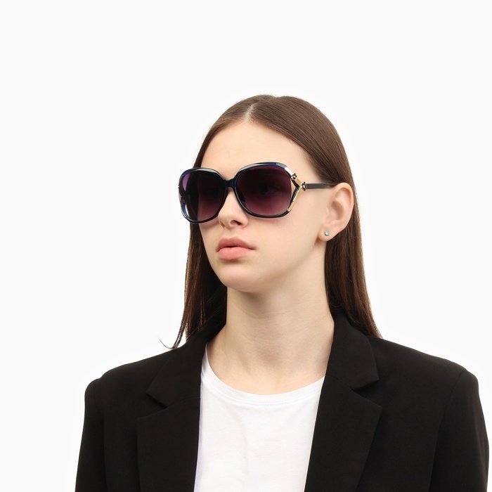 Очки солнцезащитные OneSun, дужка 14 см, ширина 14 см, линза 5.5 х 6 см, линзы градиент Очки солнцезащитные OneSun, дужка 14 см, ширина 14 см, линза 5.5 х 6 см, линзы градиент