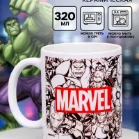 Кружка керамическая, 320 мл Marvel, Мстители