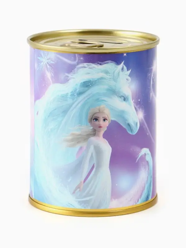 Копилка металлическая, 9.5 см×7.5 см×7.5 см «Зимняя принцесса» Копилка металлическая, 9.5 см×7.5 см×7.5 см «Зимняя принцесса»