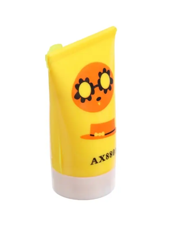 Точилки с контейнером &laquo;Тюбик&raquo;, набор 4 штуки, МИКС