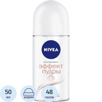 Дезодорант-антиперспирант Nivea шариковый Эффект Пудры, 50мл 82280