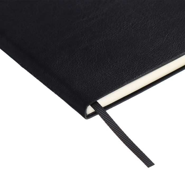 Еженедельник датир 2025г мягк обл иск кож А5 80л ESCALADA, бл тис, кр бл 70 г/м², чёрный Еженедельник датир 2025г мягк обл иск кож А5 80л ESCALADA, бл тис, кр бл 70 г/м², чёрный