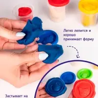 Тесто для лепки, 6 цветов по 50 г