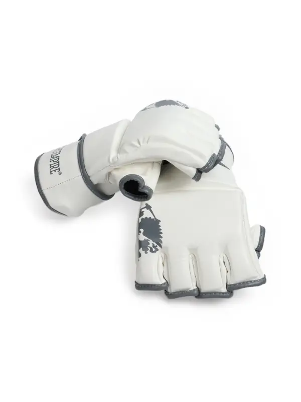 Перчатки для ММА боевые FIGHT EMPIRE, PRIDE, белые, размер XL
