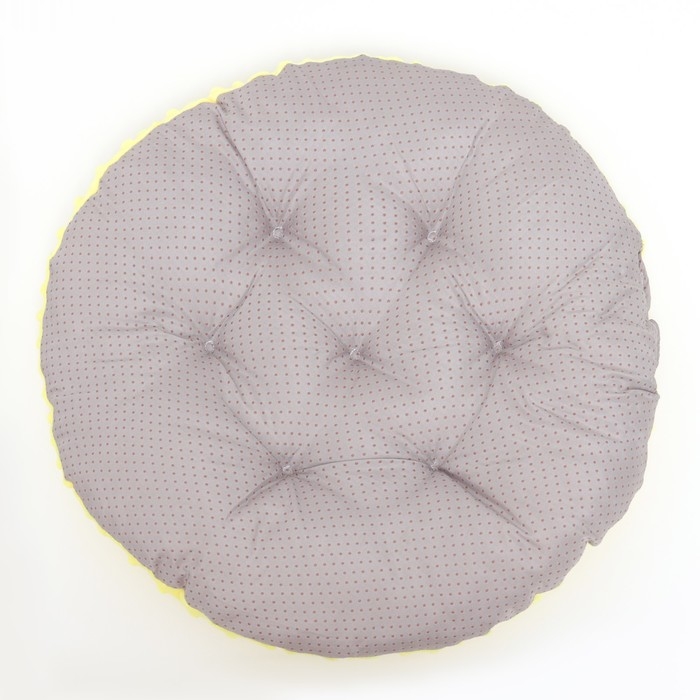 Лежак для животных  Лежак для животных "Нежность", 45 х 45 х 10 см, жёлтый