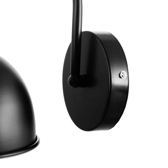 Бра 1669/1BK E27 40Вт черный 15х22,5х21 см Бра 1669/1BK E27 40Вт черный 15х22,5х21 см