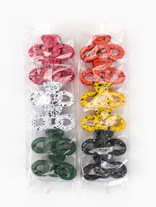 Крабик для волос &laquo;Флоранс&raquo;, звенья, 7 см, МИКС