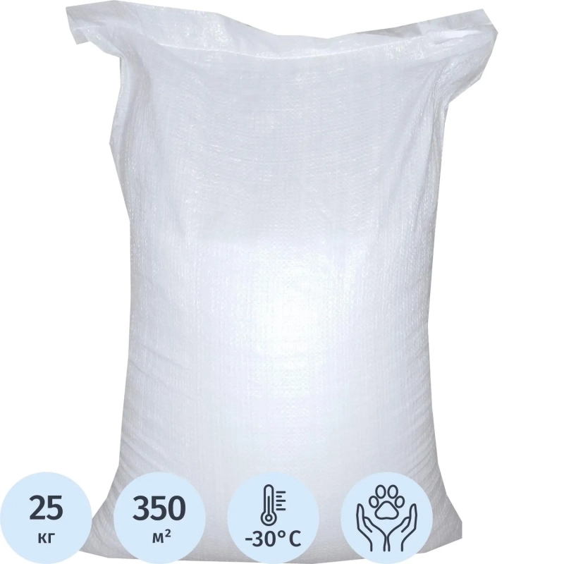 Реагент противогололёдный БСТ Минералс 25 кг -30