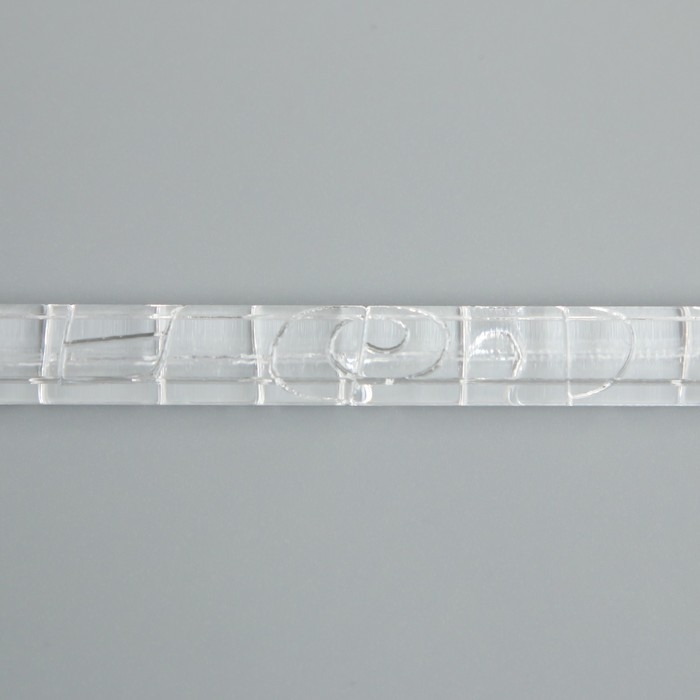 Скалка для творчества акрил  Скалка для творчества акрил "Ноты" 16х1 см