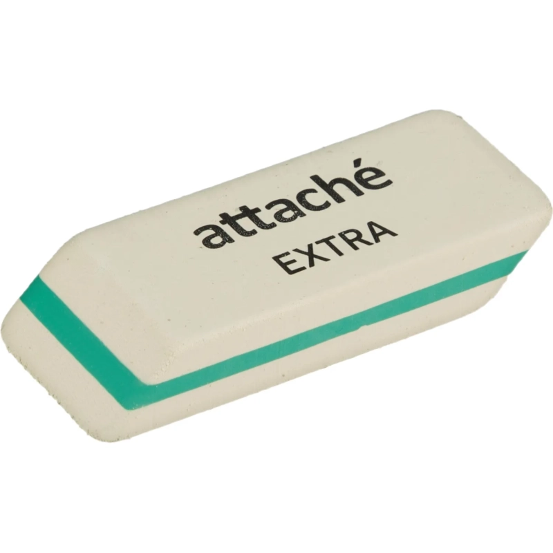 Ластик скошенный Attache Extra, нат.каучук, 50x19x8мм, ассорти