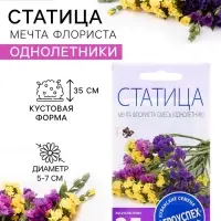 Семена цветов Статица &laquo;Мечта флориста&raquo;, смесь, 0.1 г, однолетник, &laquo;Агроуспех&raquo;