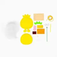 Набор для создания брелка из фетра "Ананас"