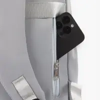 Рюкзак школьный, &laquo;Уставший кот&raquo;, 5 карманов, 2 отделения, 31&times;13.5&times;45 см, серый