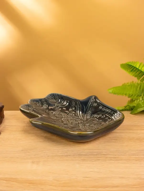 Подставка под благовония "Ладонь Будды" керамика, цв. МИКС, 21х15,5х3 см