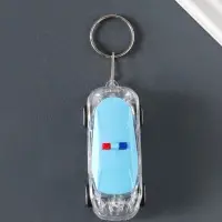 Брелок световой на кольце "Полицейский автомобиль" мигает МИКС иннерционный 7х3х1,5 см