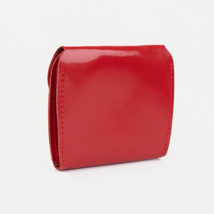 Монетница на кнопке, цвет красный Монетница на кнопке, цвет красный