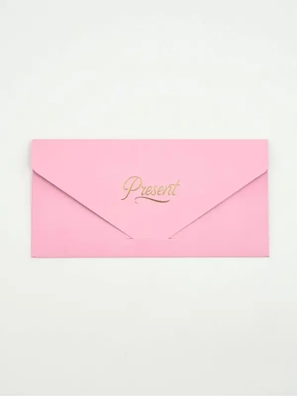 Конверт подарочный «Нежные цветы», софт тач, тиснение, 19 × 9,2 см