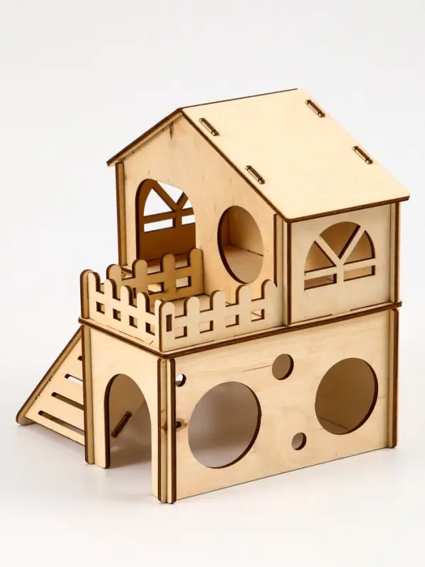 Домик для грызунов, 16&times;15.2&times;18 см, дерево