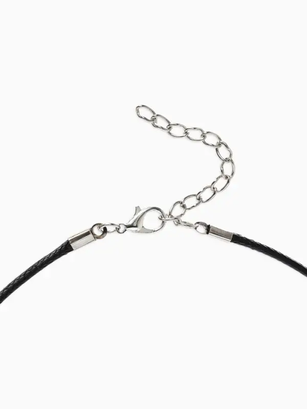 Кулон для фото на шнурке &laquo;Овал с цветами&raquo;, цвет золото на чёрном шнурке, 45 см