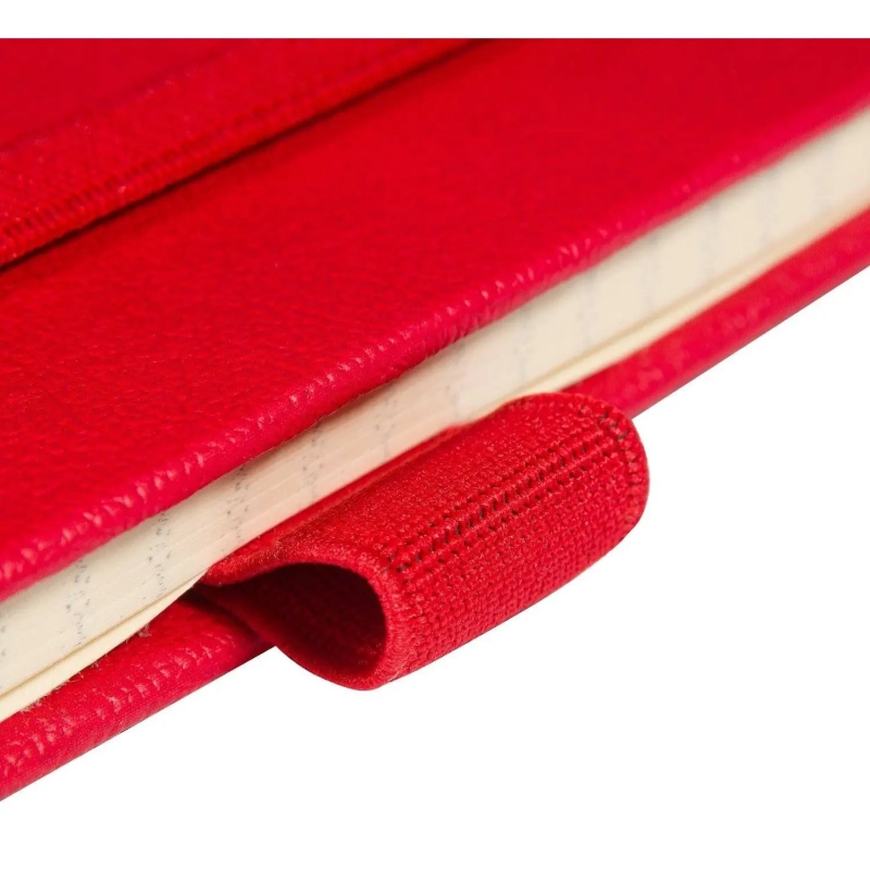 Блокнот А5 80л Bruno Visconti CITY на резинке красный 3-698/03