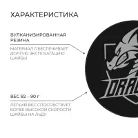 Шайба хоккейная Winter Star, детская, d=6 см