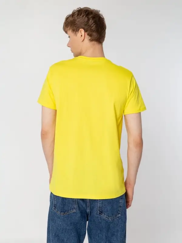 Футболка унисекс T-bolka 160, желтая, размер S Футболка унисекс T-bolka 160, желтая, размер S