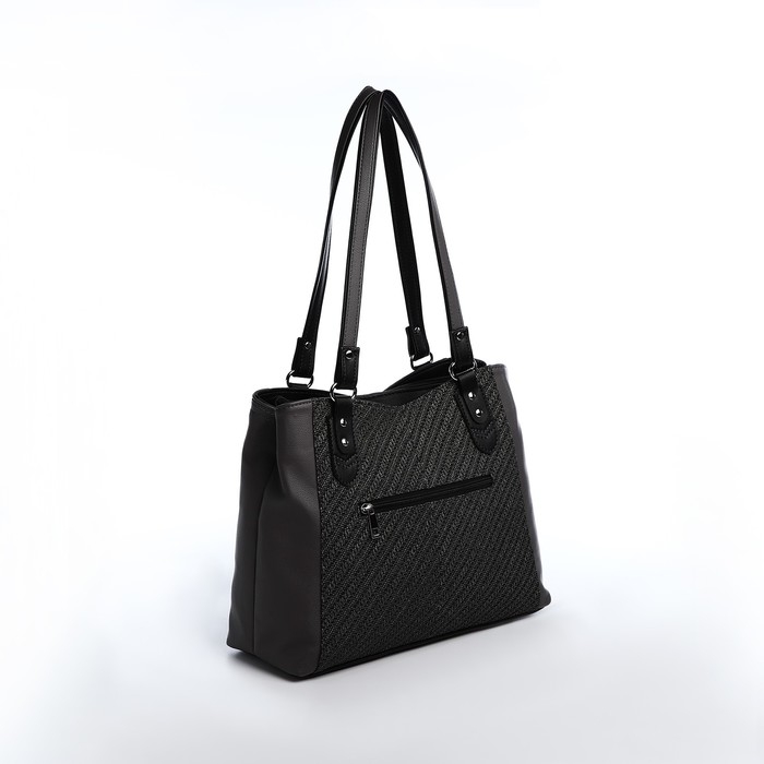 Сумка женская Сумка женская "Золотой Дождь" на молнии, цвет серый