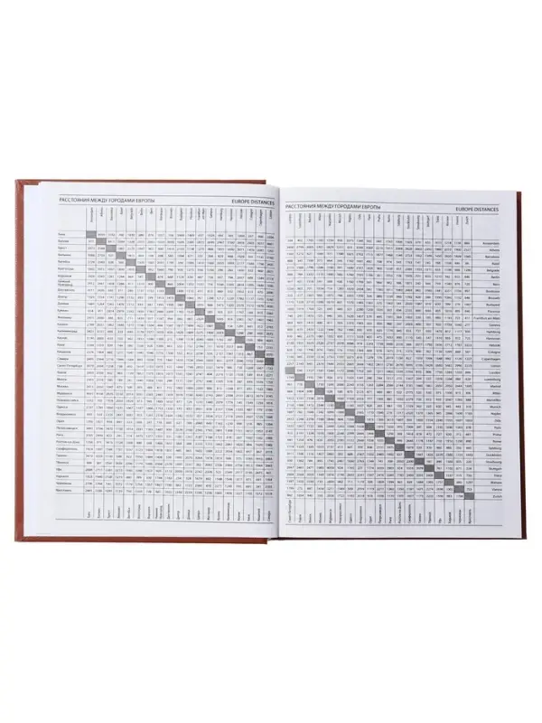 Ежедневник недатированный А5, 160 листов, обложка бумвинил, коричневый, МИКС