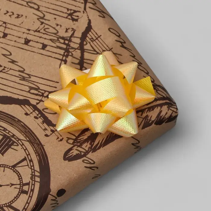 Бант-звезда №5 (ФАСОВКА 50 ШТ), МИКС