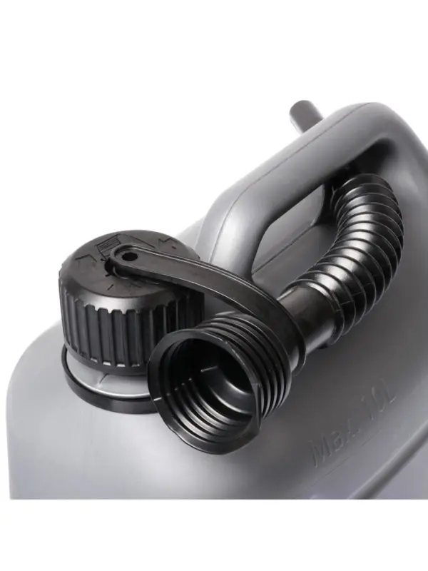 Канистра ГСМ Oktan METAL, 10 л, пластиковая, серая