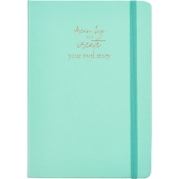 Ежедневник недатированный мятный, А5 136 л., Story, ATTACHE
