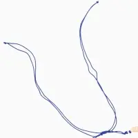 Ожерелье с ракушками &laquo;Халия&raquo;, длина 35 см, синее