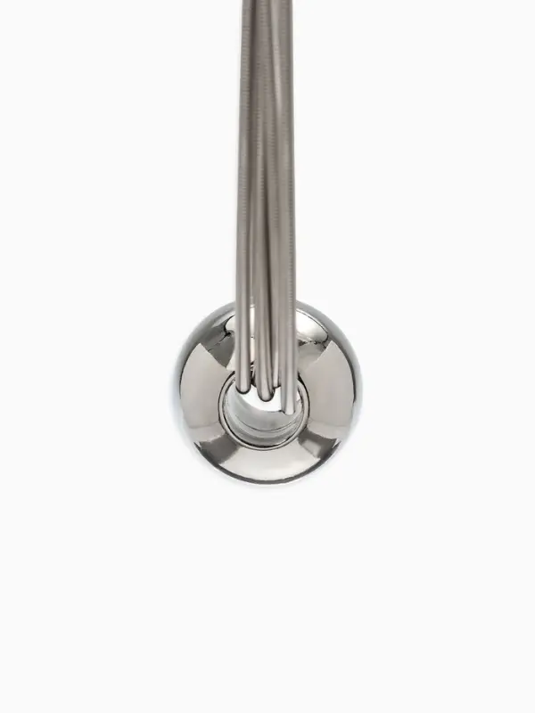 Набор 2 пред-та: колье, браслет Набор 2 пред-та: колье, браслет "Бусина на нитях", цвет серебро