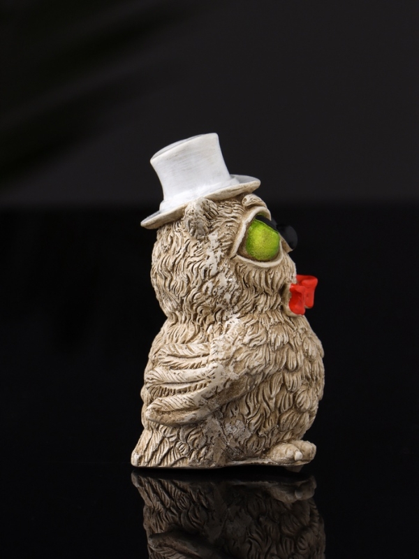 Фигура Фигура "Филин жених" 8х6х5 см, бежевый