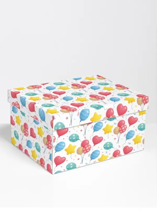 Коробка складная &laquo;Шарики&raquo;, 31&times;25.5&times;16 см